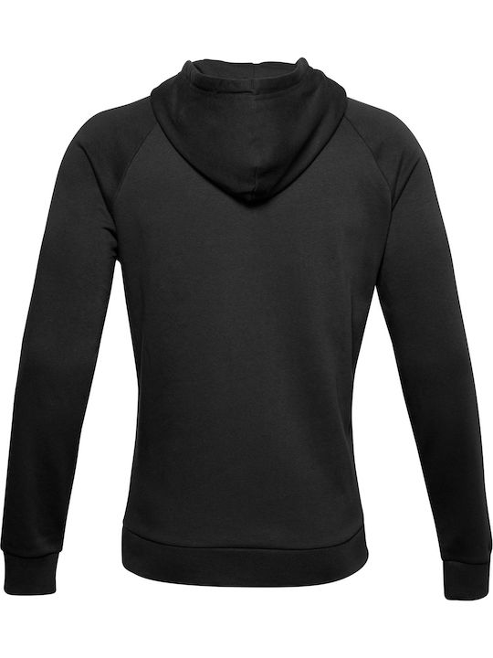 Rival Big Sweatshirt with Hood Black