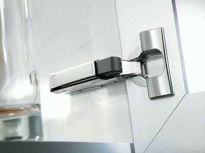 Blum Clip Top Metallic Cabinet Hinge Corner with Brake Ασημί 155º 16mm