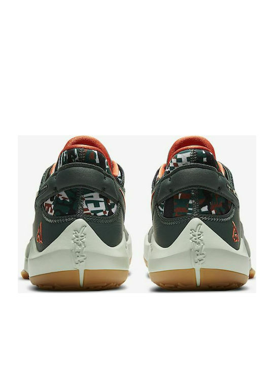 Zoom Freak 2 Low Basketball Shoes Vintage Green / Pistachio Frost / Camellia