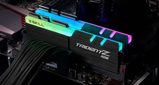 G.SKILL　TRIDENT Z RGB　DDR4　16GB（8GB×2） G.Skill Trident Z RGB 16GB DDR4 RAM cu 2 module (2x8GB) și Viteză