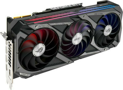 Asus GeForce RTX 3090 24GB GDDR6X ROG Strix Gaming Κάρτα Γραφικών PCI-E x16 4.0 με 2 HDMI και 3 DisplayPort