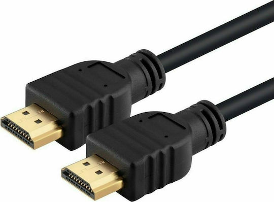 Lancom HDMI 1.4 High Speed 1080p 120Hz Cable HDMI male - HDMI male 25m Μαύρο