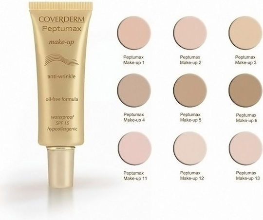 Coverderm Peptumax Make Up Anti-Wrinkle Oil-Free Formula SPF15 07 30ml