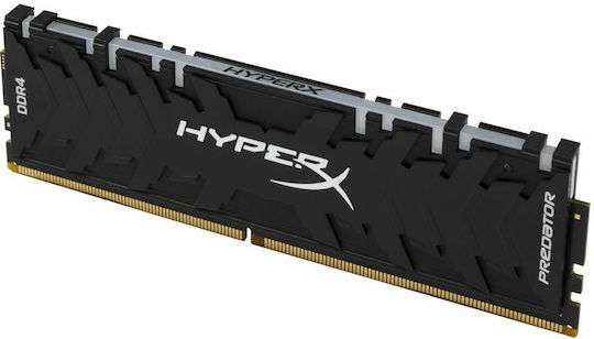 HyperX Predator RGB DDR4 με Module 1x8GB και Ταχύτητα 3200 για Desktop