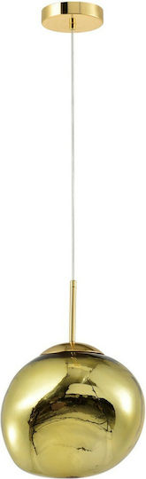 Hatzipantos Stores Pendant Light Gold with Socket E27 25cm