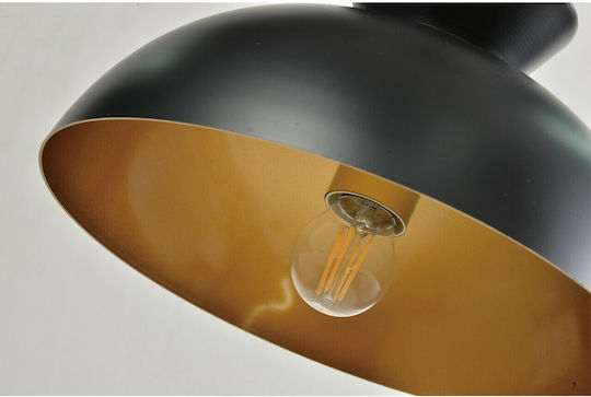 Hatzipantos Stores Pendant Light Black Bell with Socket E27 28cm