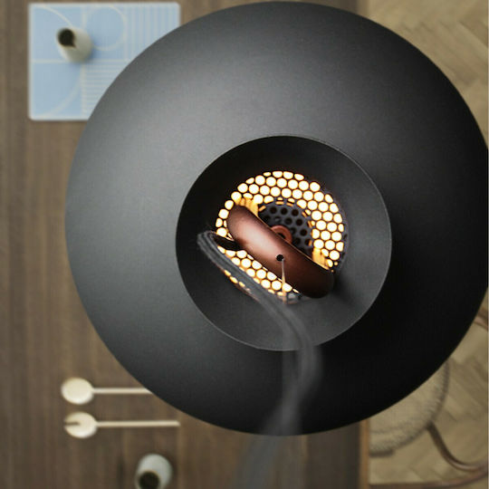 Hatzipantos Stores Pendant Light Black Bell with Socket E27 28cm