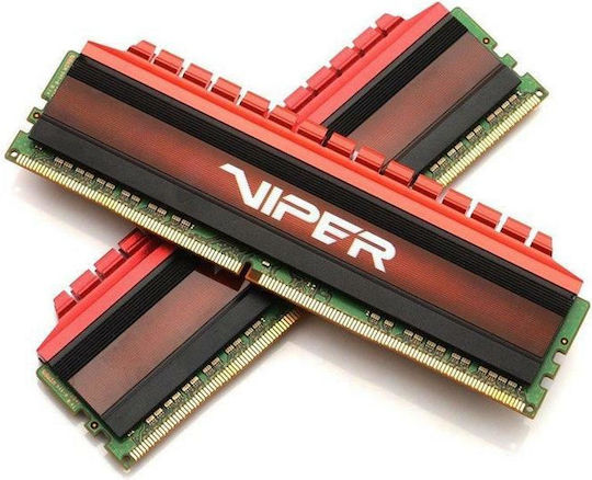 Patriot Viper 4 Series DDR4 16GB RAM με 2x8GB Modules και Ταχύτητα 3200 για Desktop