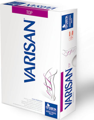 Varisan Top Medizinische Kompressionsstrümpfe Graduierte Kompression mit Silikon 34-46 mmHg Beige 2048