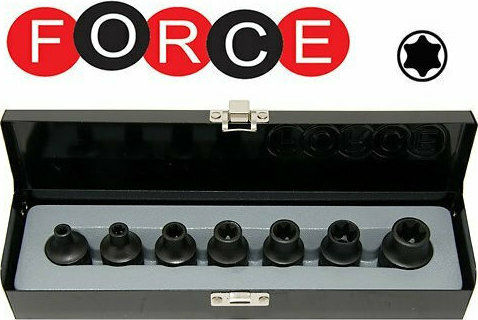 Force Socket Pneumatic Torx with Square Drive 1/2" Size E10 / E12 / E18 / E8