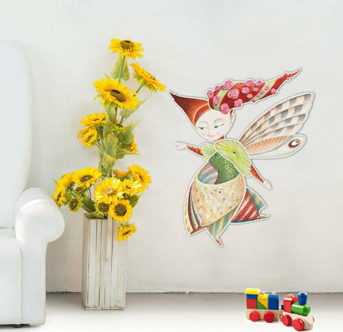 Svoora Kids Decorative Wall Figure Fairy 62x91cm