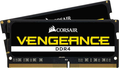 Corsair Vengeance 32GB DDR4 RAM cu 2 module (2x16GB) și Viteză 2400 pentru Laptop