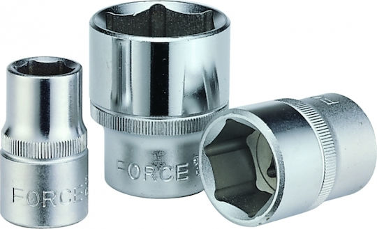 Force Socket Hex with Square Drive 1/4" Diameter 4mm