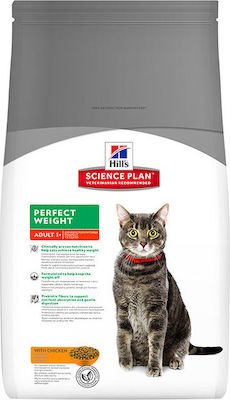 Hill's Science Plan Perfect Weight Adult 1+ Dry Food for Adult Cats with Chicken 1.5kg