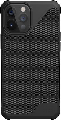 UAG Metropolis LT Umschlag Rückseite Stoff Schwarz (iPhone 12 Pro Max) 11236O113940