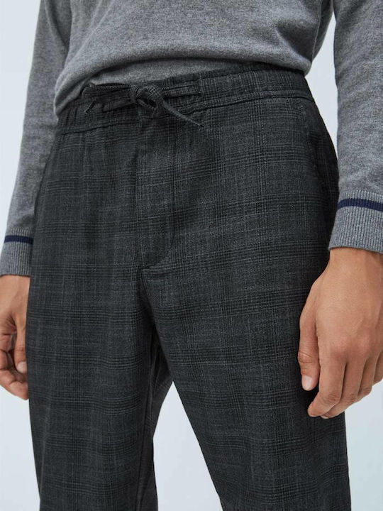 Castle Trousers in Regular Fit Charcoal