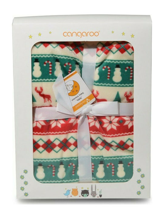 Cangaroo Blanket Nursery Swaddling Blankets Festive Fleece Multicolour 75x105cm 108054