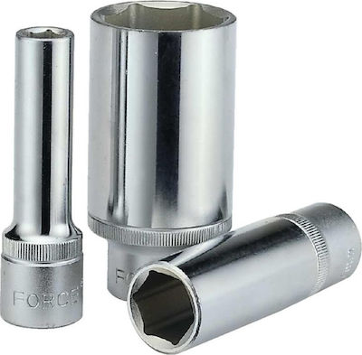 Force Socket Hex Long with Square Drive 1/2" Diameter 13mm