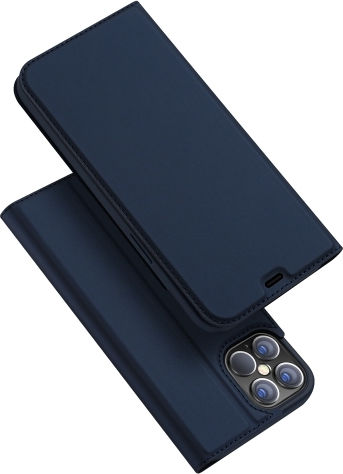 Dux Ducis Skin Pro Book Δερματίνης Μαγνητικό Navy Μπλε (iPhone 12 Pro Max)