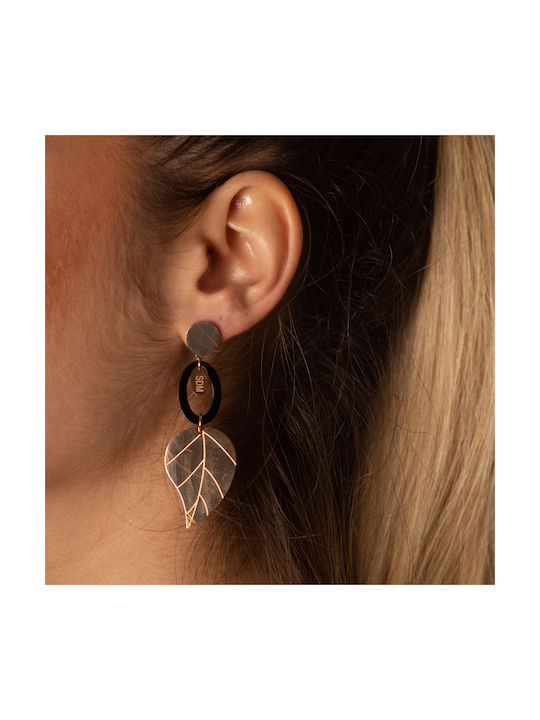 Leaf earrings - Earrings - ATCALI ROZ GOLD GOLD