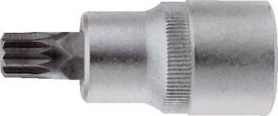 Force Bit-Stecknuss mit Spline-Bit und Antriebsvierkant 1/2'' Größe M8x55mm 1Stück