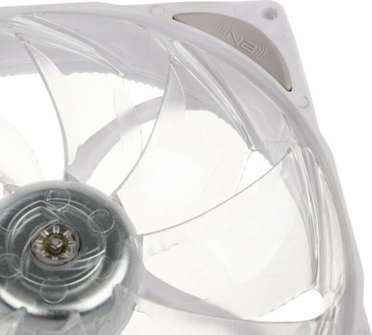Noiseblocker NB-X Poole B14-P Case Fans 140mm 1500rpm 109.47cfm with ARGB Lighting and Connection 4-Pin PWM White