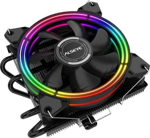 Alseye H120T Ψύκτρα Επεξεργαστή Low Profile για Socket AM4/115x με RGB Φωτισμό