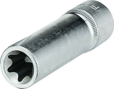 Force Socket Torx Long with Square Drive 1/2" Size E8