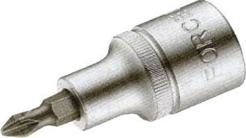 Force Socket 1/2" Phillips Walnut with Philips Head and Socket 1/2'' PH4x55mm