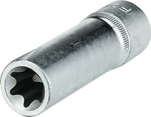 Force Socket Torx Long with Square Drive 1/4" Size E4