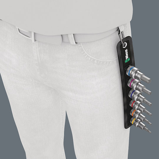 Wera Битови ключове с Ален и Квадратно Гнездо 1/2'' Комплект 6бр