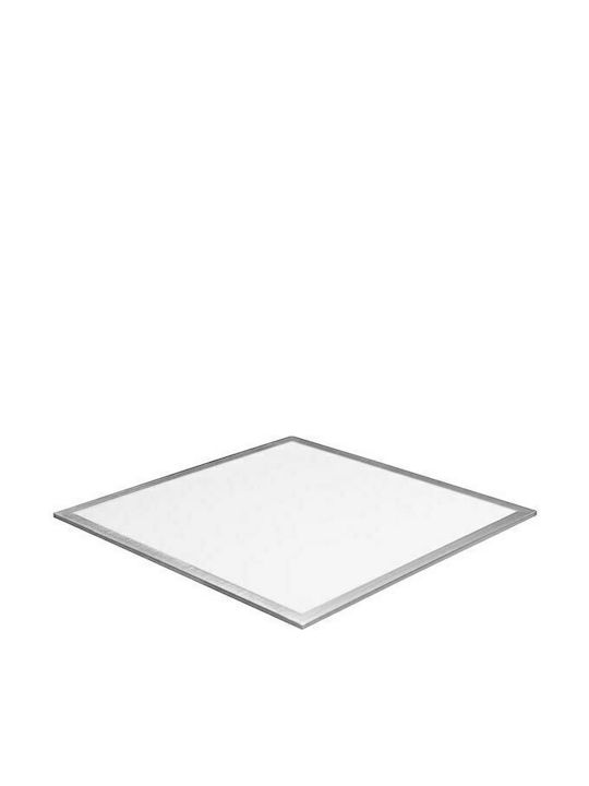 Adeleq Square Recessed LED Panel 50W with Natural White Light 60x60cm