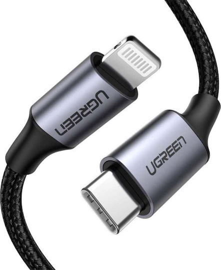 Ugreen US304 Braided USB-C to Lightning Cable 20W Black 1m (60759)