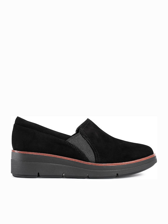 Shaylin Ave Ανατομικά Γυναικεία Slip-On Μαύρα