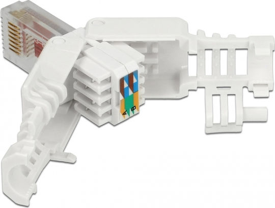 DeLock Stecker RJ-45 männlich 2Stück Weiß (86416)