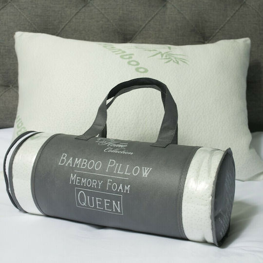 Sweet Home Collection Cover Bamboo Bed Pillow Memory Foam 50x70cm 2 Pieces