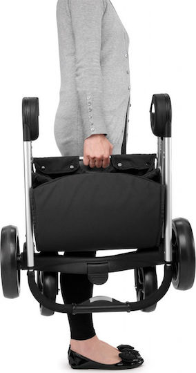 Chicco Urban Plus Adjustable 2 in 1 Baby Stroller Suitable for Newborn Black 10.5kg