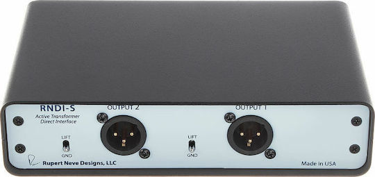 Rupert Neve RNDI-S Ενεργό DI Box 2 Καναλιών με Phantom Power