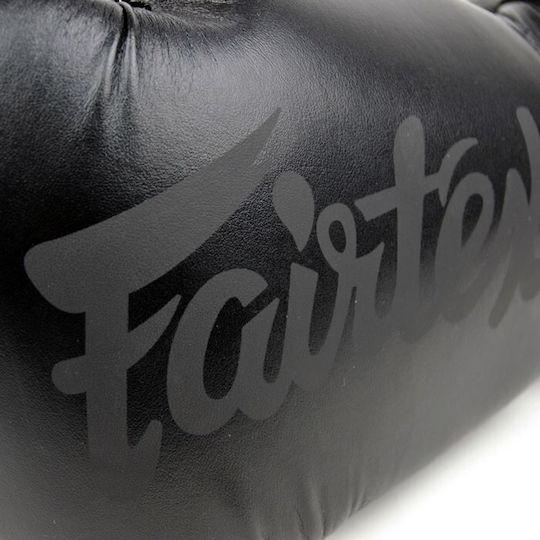 Fairtex BGV14 Synthetic Leather Boxing Competition Gloves Black