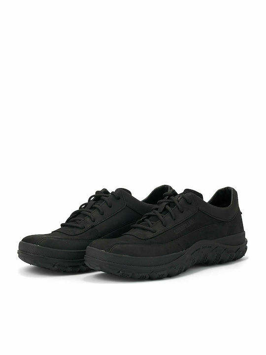 Fused Leder Herren Freizeitschuhe Schwarz