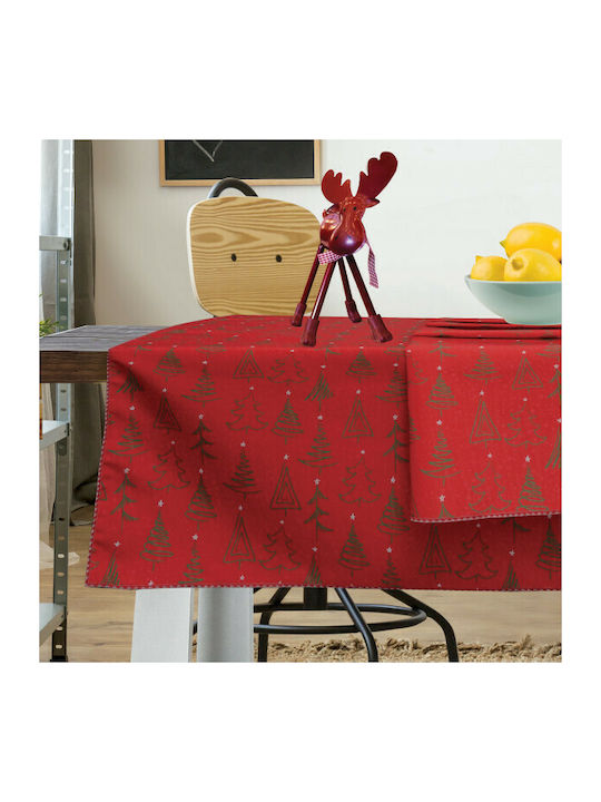 Das Home Christmas Τραπεζομάντηλο με Δεντράκια