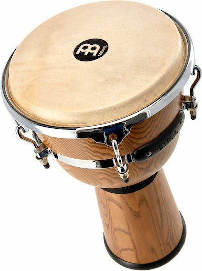 Meinl Floatune Wood Djembe 12" Zebra Finished Ash