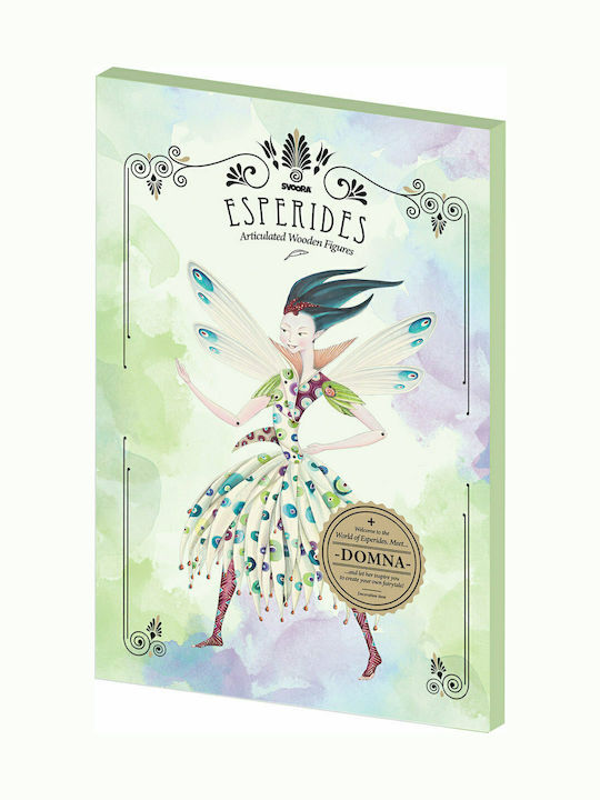 Svoora Kids Decorative Figure Fairy made of Wood Domna 22εκ.