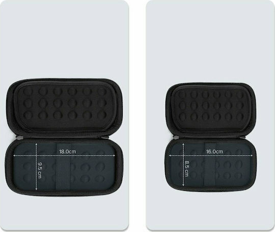 Ugreen Protective Case Shockproof Carrying Case for 2.5mm HDD or SSD Hard Disk with Space for Axisuar Black (40707)