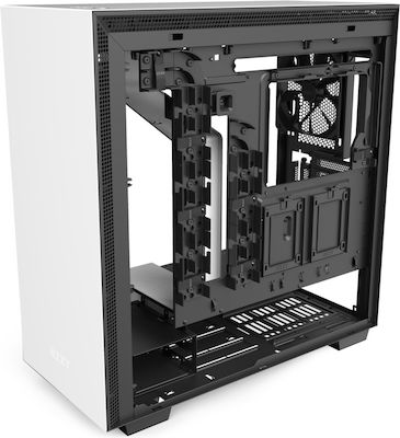 NZXT H710i RGB Gaming Midi Tower Κουτί Υπολογιστή με Πλαϊνό Παράθυρο Λευκό