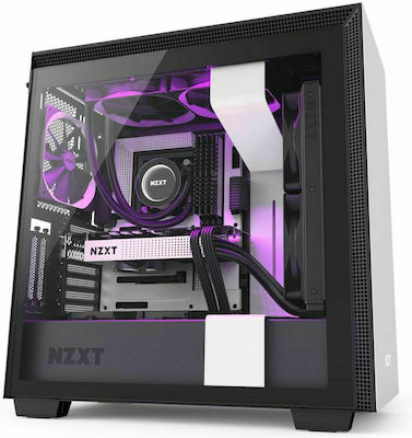 NZXT H710i RGB Gaming Midi Tower Κουτί Υπολογιστή με Πλαϊνό Παράθυρο Λευκό