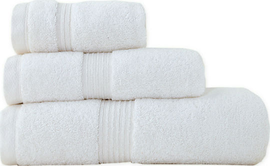 Nef-Nef Homeware Хавлиена Кърпа За Тяло Aegean 80x160см Бяла Тегло 705гр/м²