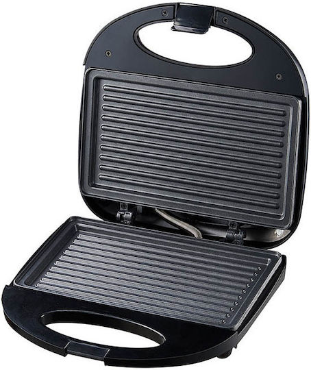 Esperanza Sandwich Maker with Ceramic Plates for for 2 Sandwiches Sandwiches 1000W Black