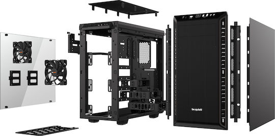 Be Quiet Pure Base 600 Window Gaming Midi Tower Κουτί Υπολογιστή Μαύρο