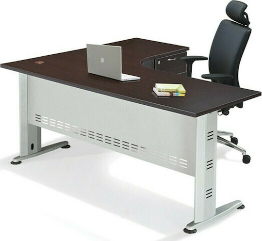 Γωνιακό Επαγγελματικό Γραφείο Superior 180x150x75εκ.